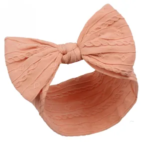 Girls Rose Headband with Bow