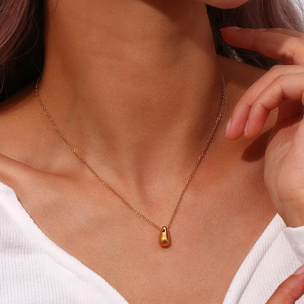 Gold Drop Necklace