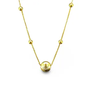 #GOLD2024 | Golden Money Ball Necklace 18kt