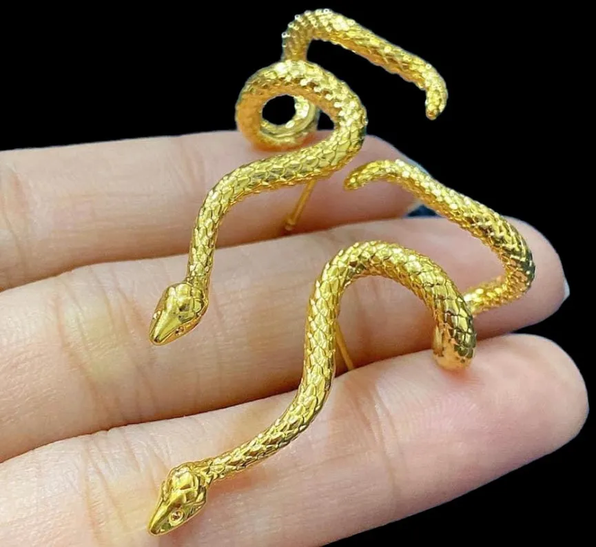 #GOLD2024 | Golden Serpent Earrings 18kt