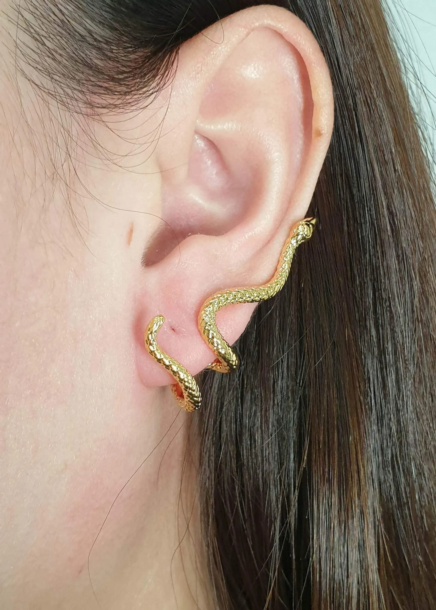 #GOLD2024 | Golden Serpent Earrings 18kt