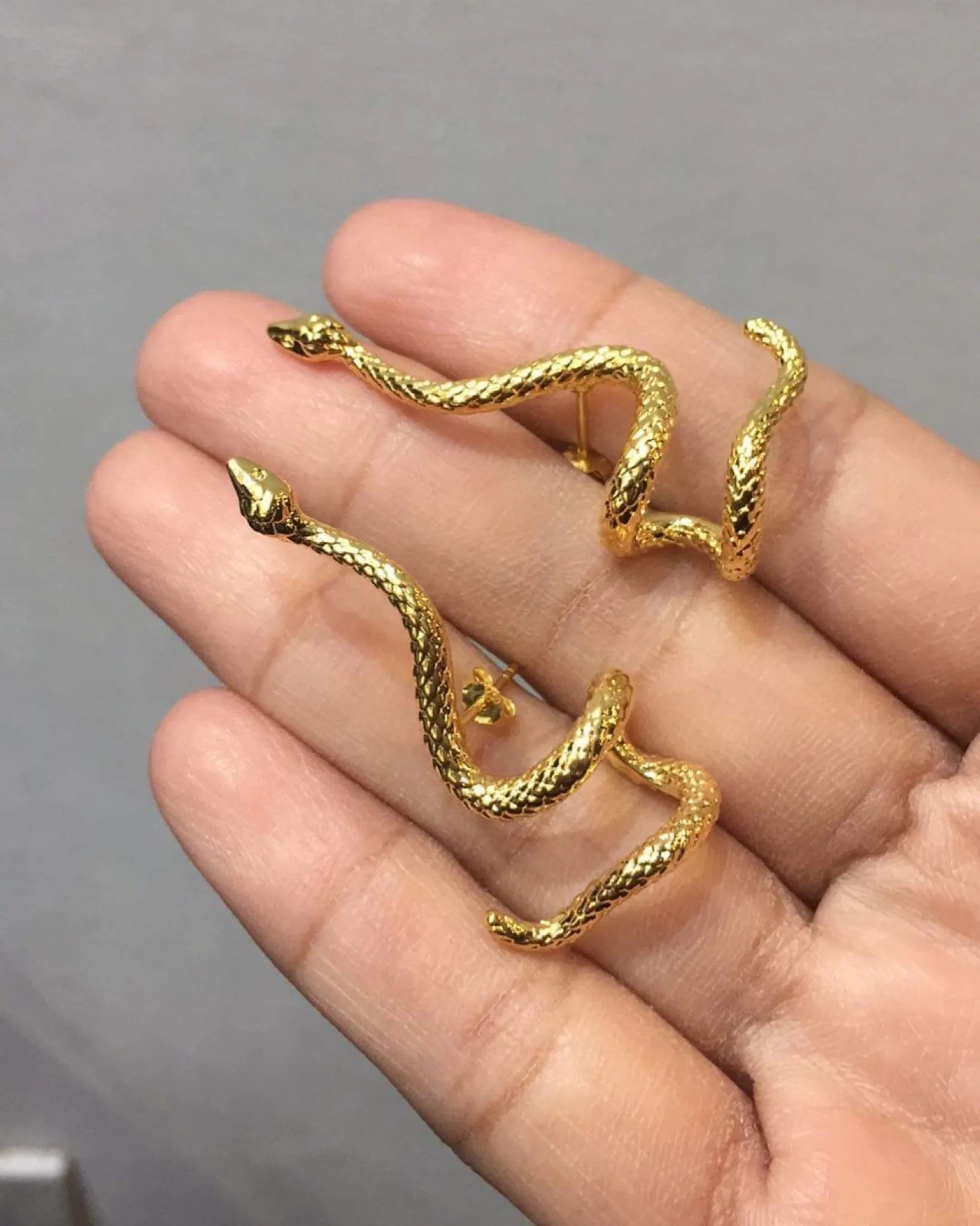 #GOLD2024 | Golden Serpent Earrings 18kt