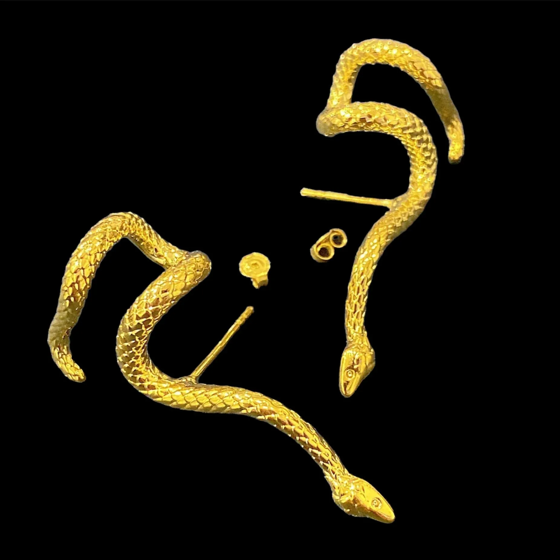 #GOLD2024 | Golden Serpent Earrings 18kt