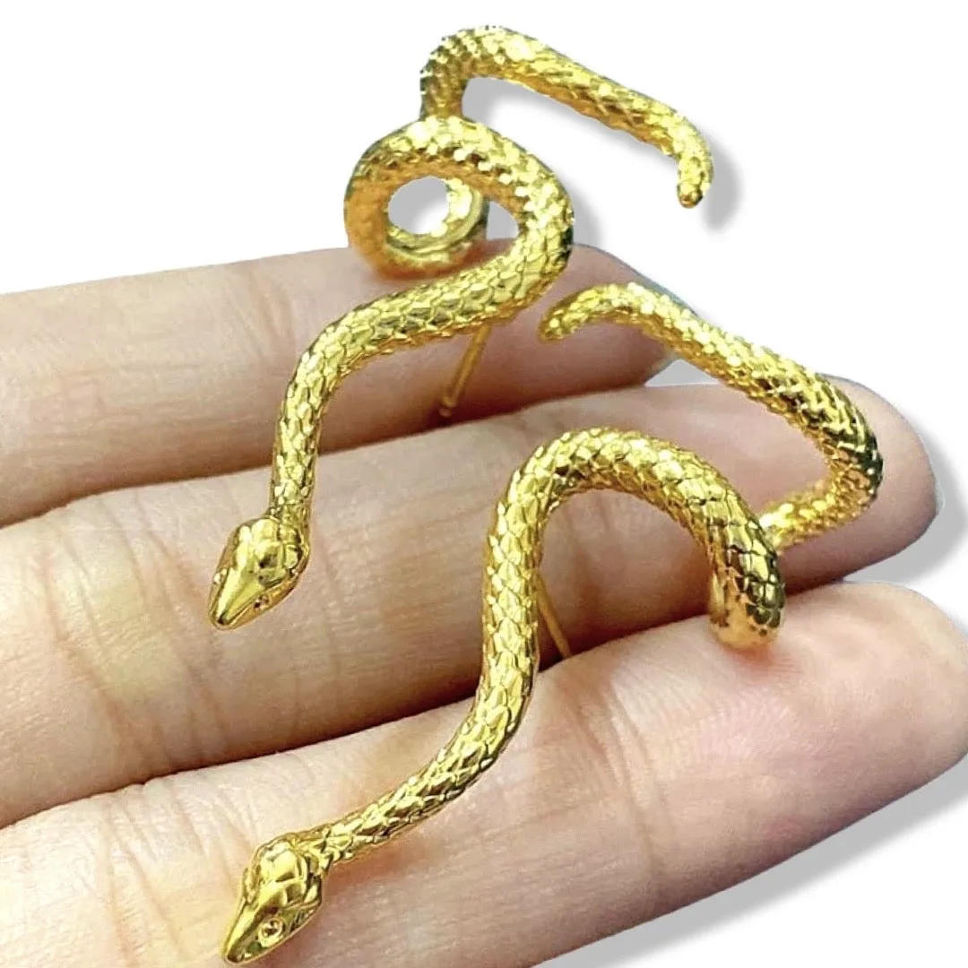 #GOLD2024 | Golden Serpent Earrings 18kt