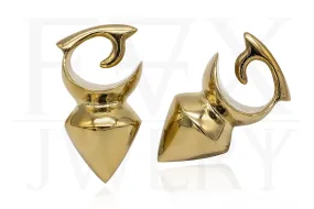 Golden Borneo Ear Weights