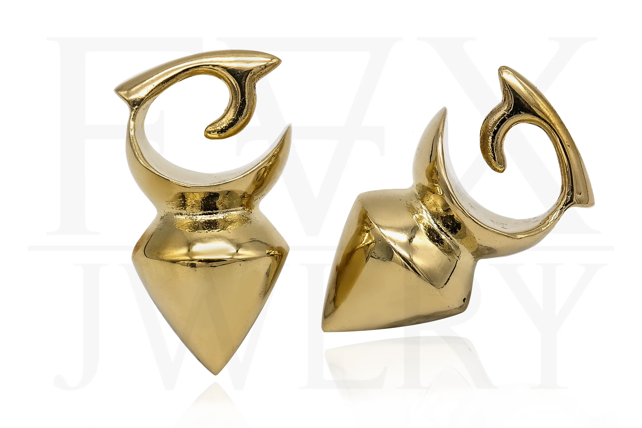 Golden Borneo Ear Weights