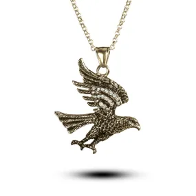 Golden Hawk Pendant