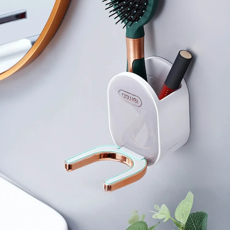 Hair Dryer Holder Rack Organizer