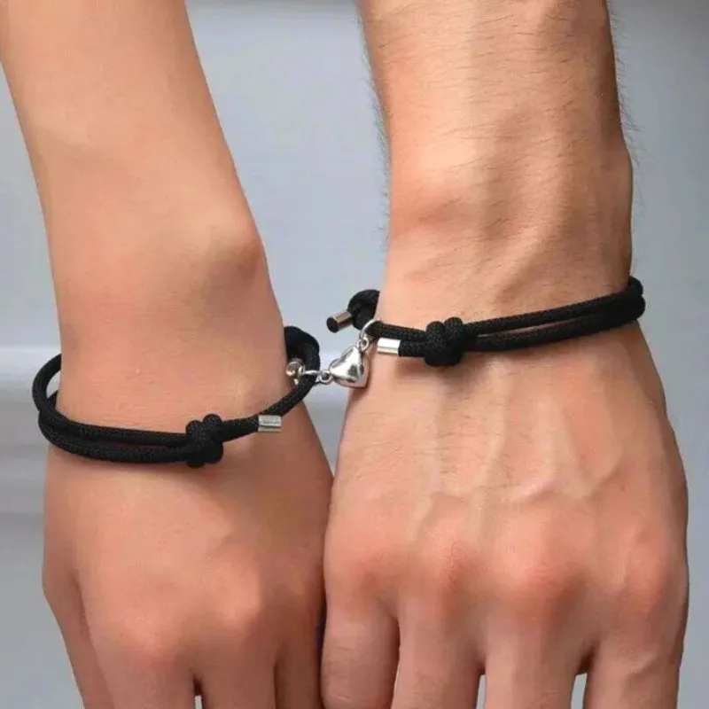 Heart Link Couple's Bracelets