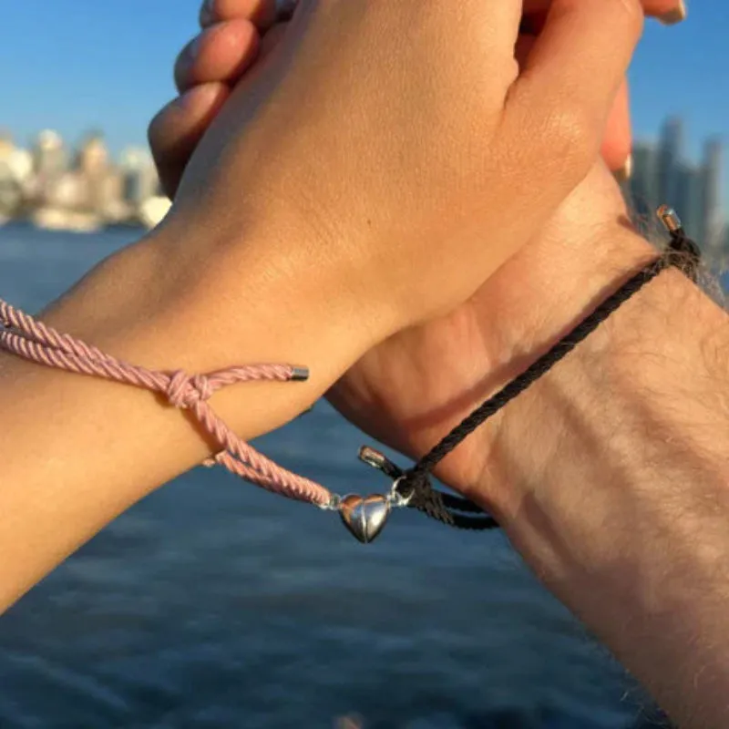 Heart Link Couple's Bracelets