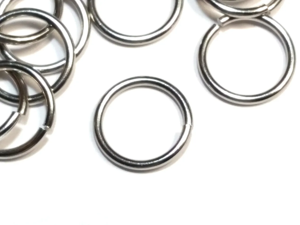 Heavy Duty Stainless Steel Jump Rings, 1.2mm thick