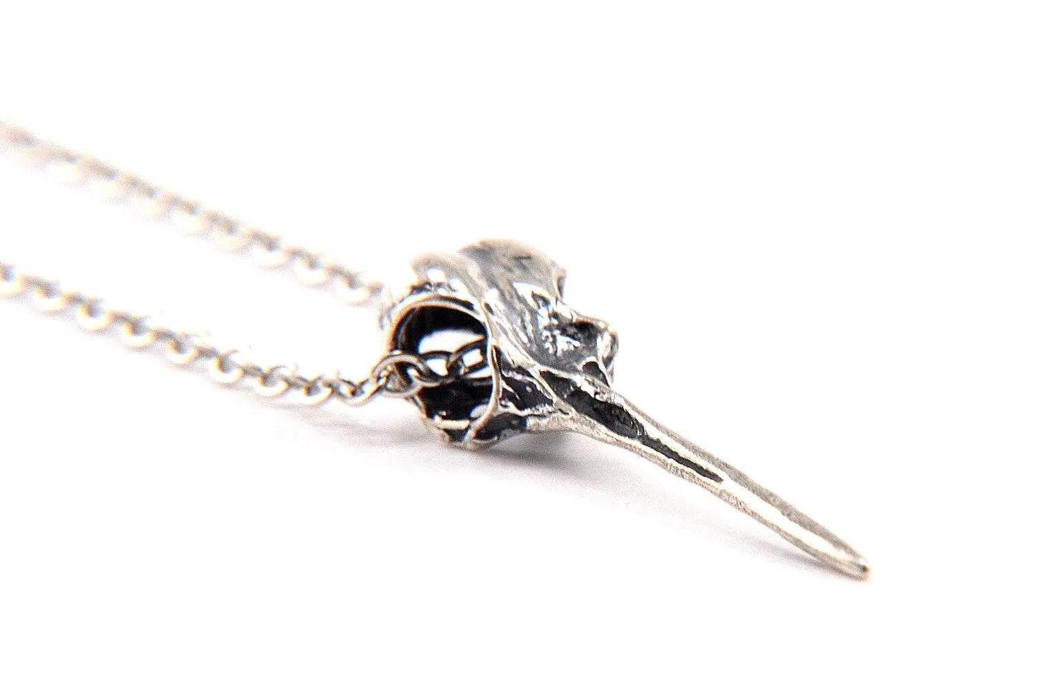 Hummingbird Skull Necklace