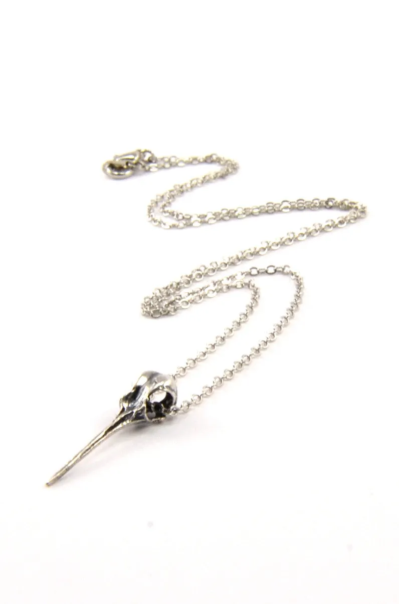 Hummingbird Skull Necklace