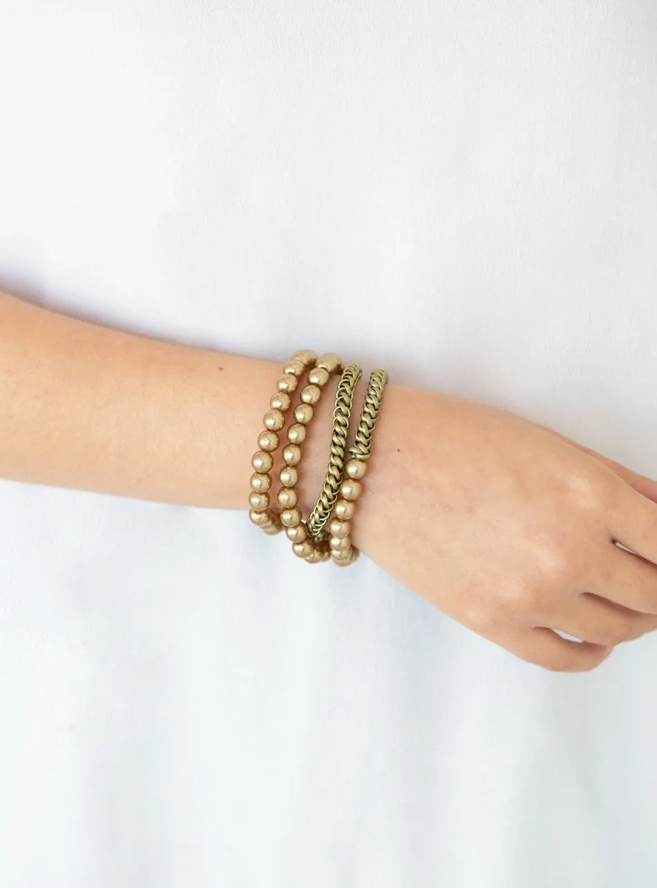 Industrial Incognito Brass Bracelets