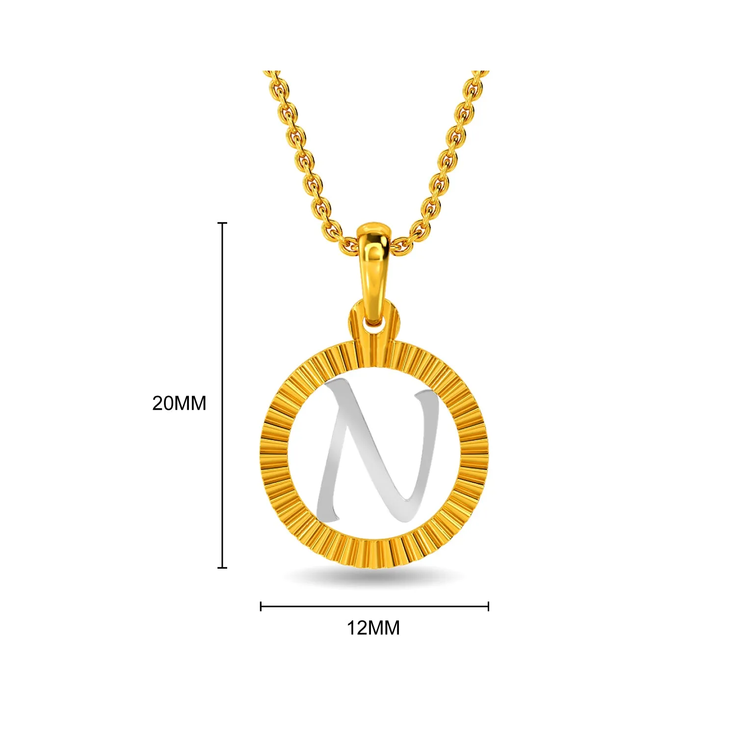 Initial N Pendant