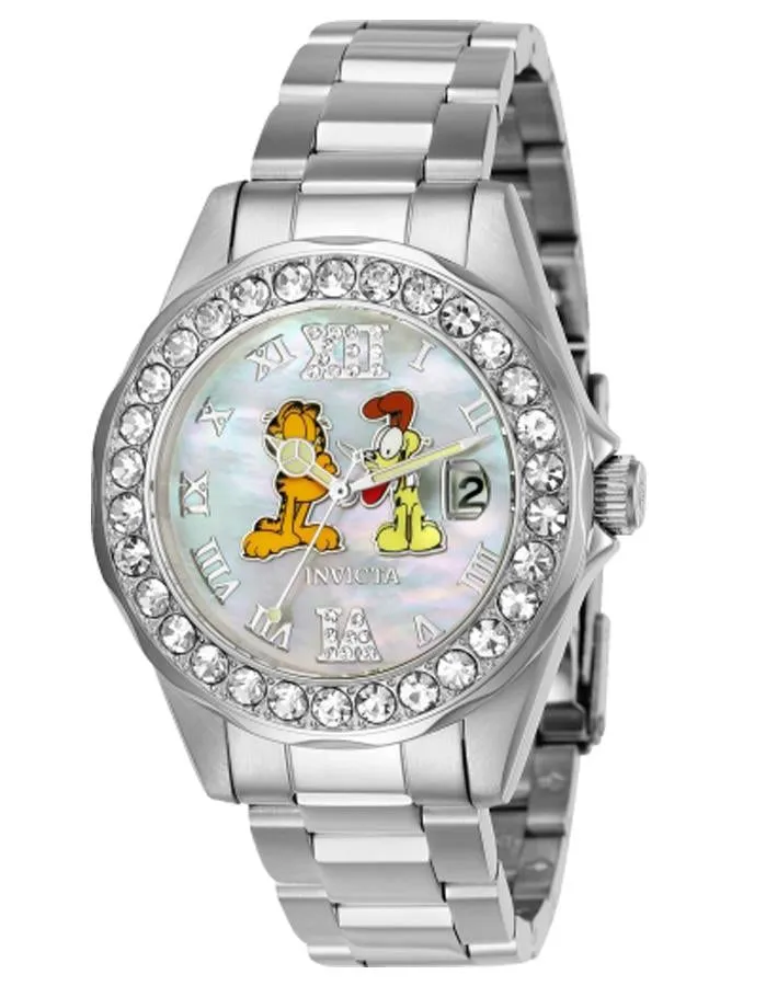 INVICTA Character Collection Womens Watch - Garfield/Odie - Stainless Steel