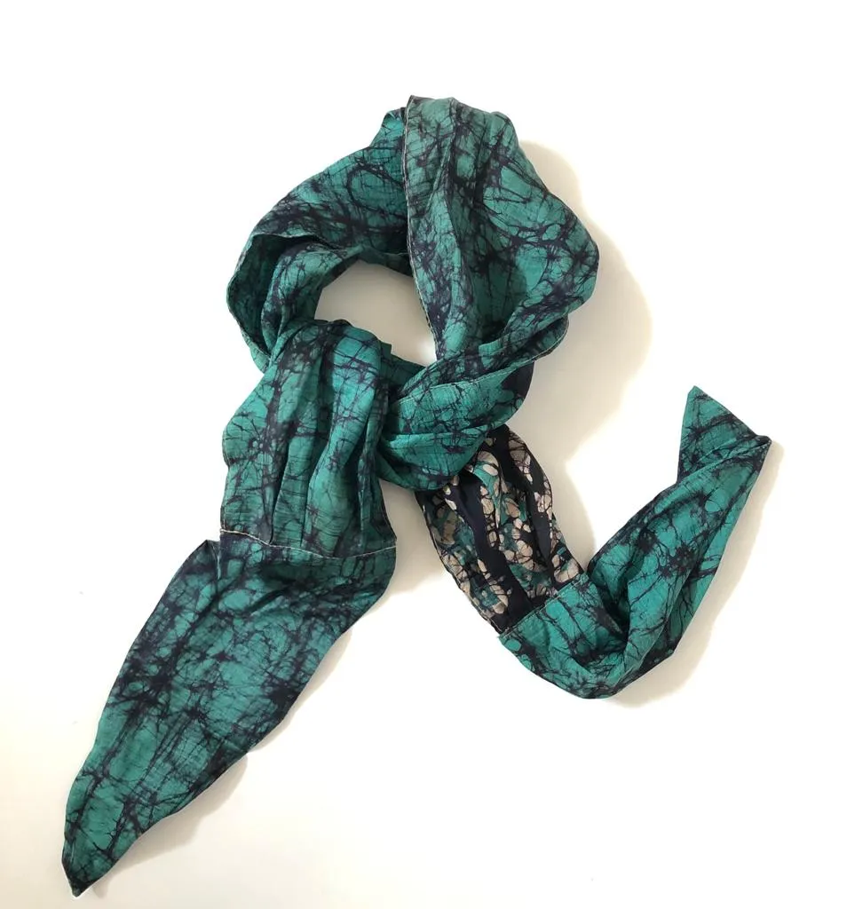 Ira Upcycled Silk Hair Wrap