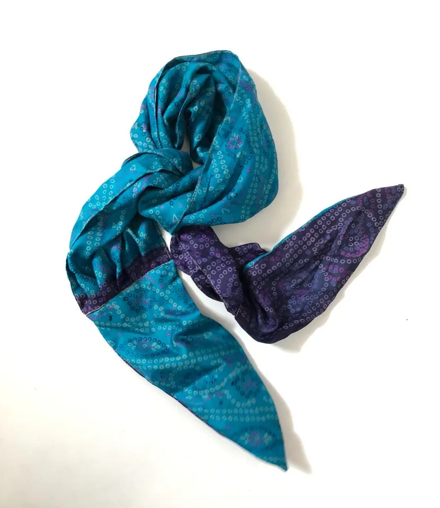 Ira Upcycled Silk Hair Wrap