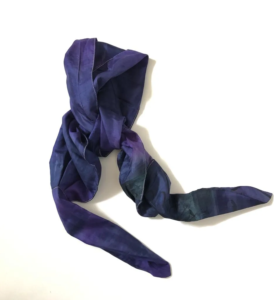 Ira Upcycled Silk Hair Wrap