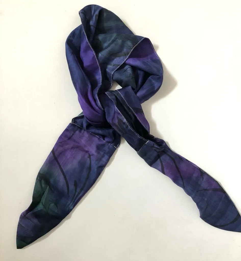 Ira Upcycled Silk Hair Wrap