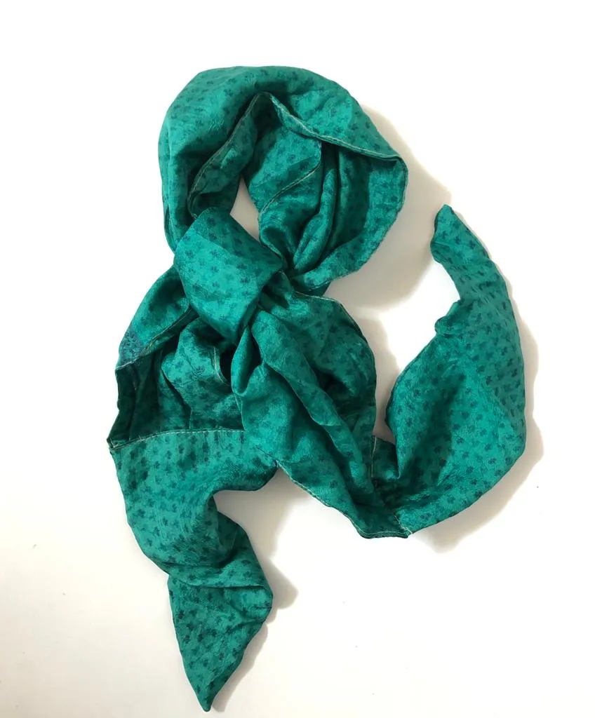 Ira Upcycled Silk Hair Wrap