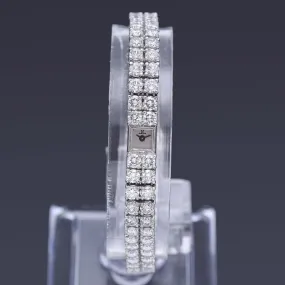 Jaeger-LeCoultre 101 La Reine Cal 101 18K Gold Diamond Women's Bracelet Watch