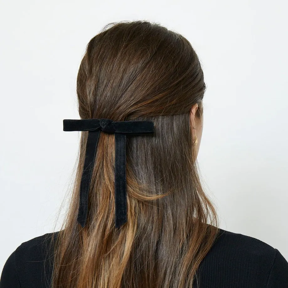 JET BARDOT BOW BARRETTE