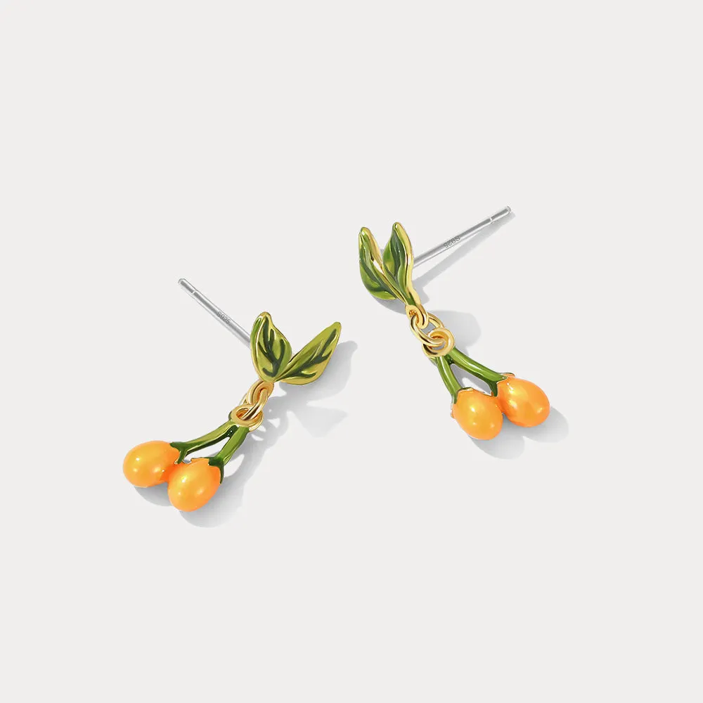 Kumquat Earrings