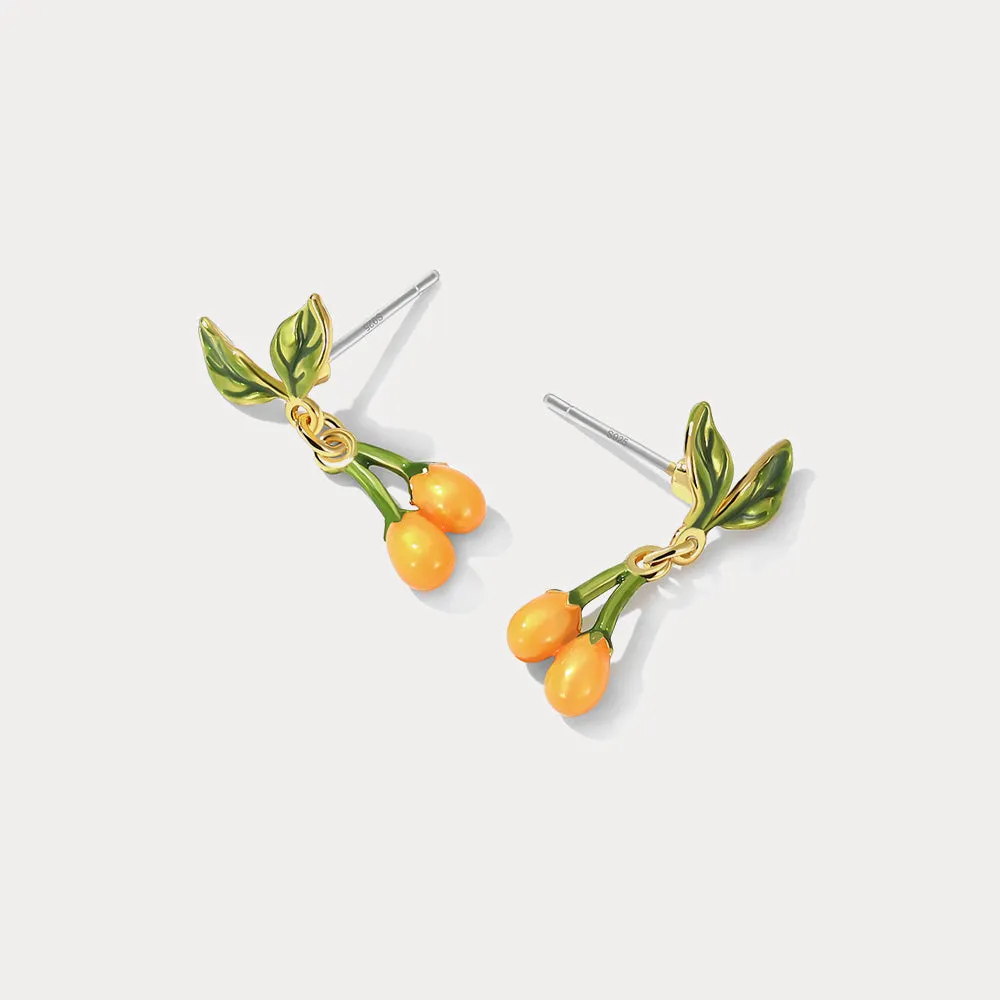 Kumquat Earrings