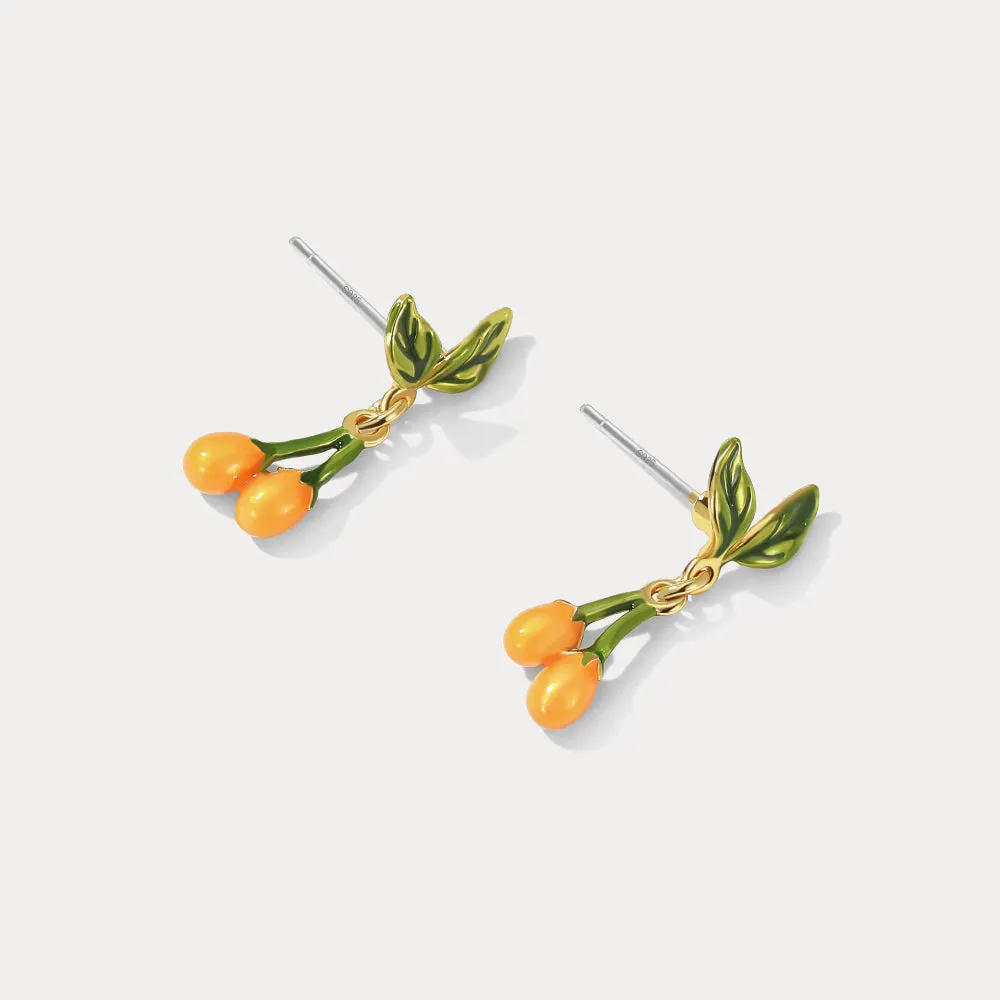 Kumquat Earrings