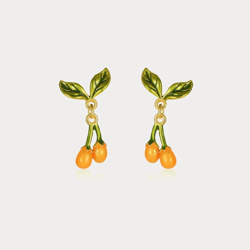 Kumquat Earrings