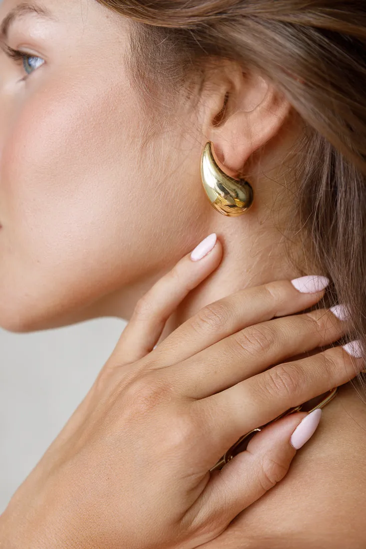 LARGE TEAR DROP EARRINGS