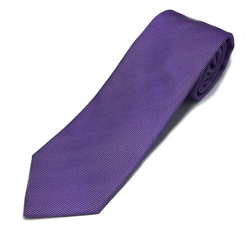 Lilac Herringbone Tie