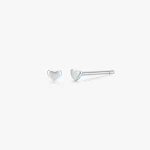 Micro Heart 2.0 Stud in Silver