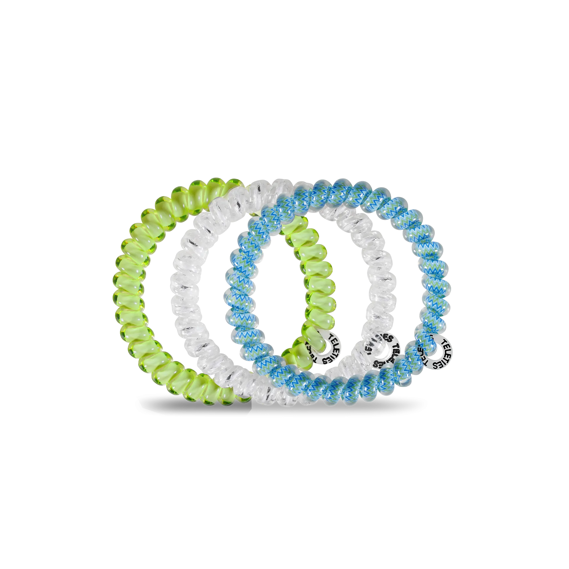 Ocean Villa - Small Spiral Hair Coils, Hair Ties, 3-Pack