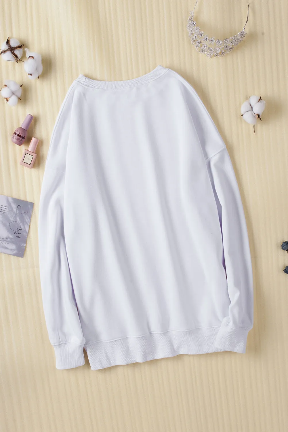 Oversized Drop Shoulder Sweatshirt