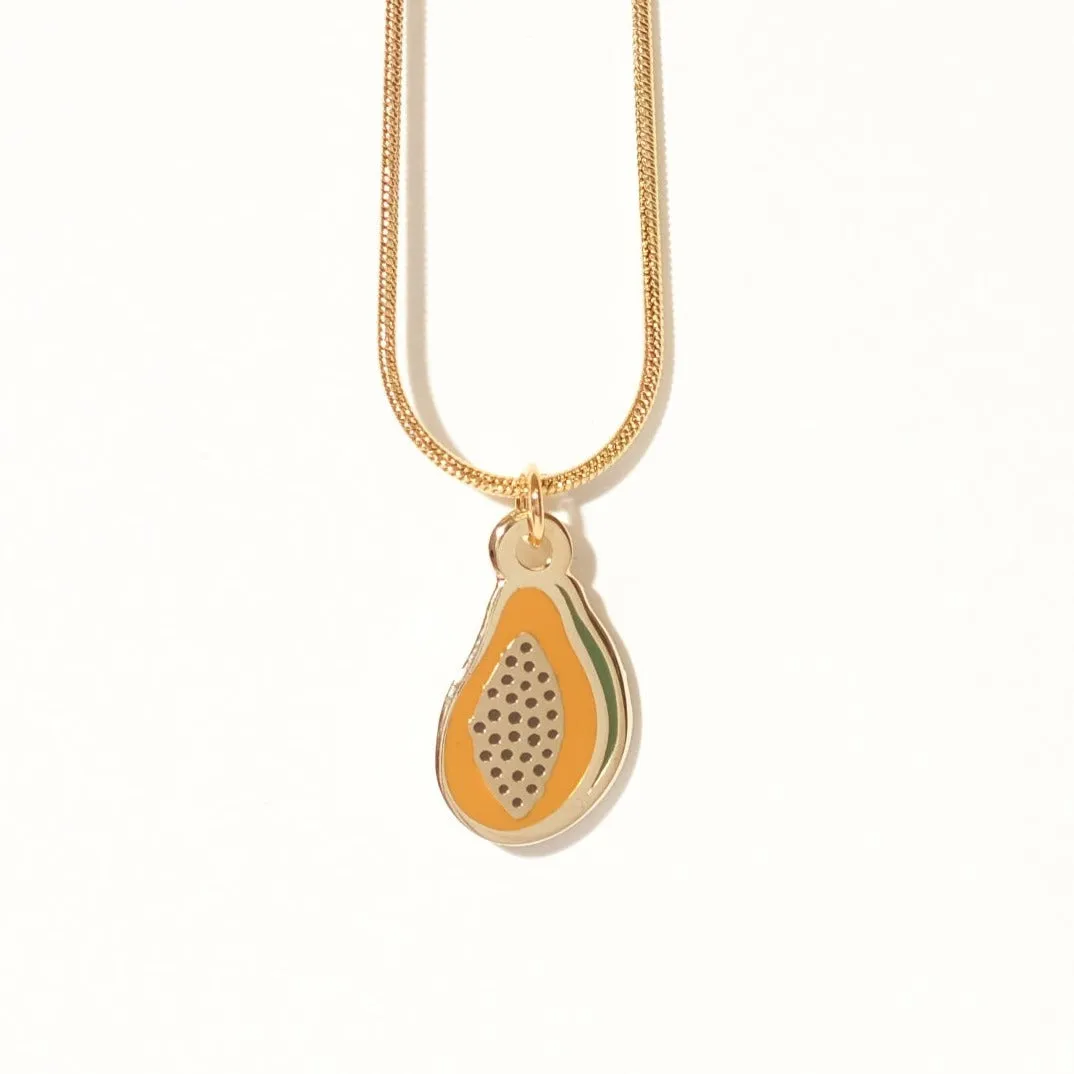 Papaya Necklace