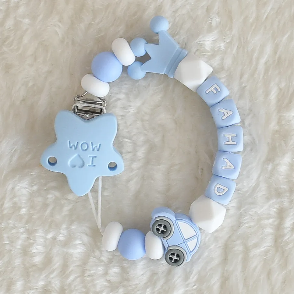 Personalised Baby Pacifier Clip