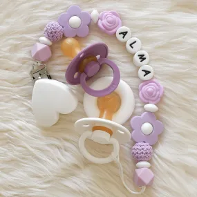 Personalised Baby Pacifier Clip