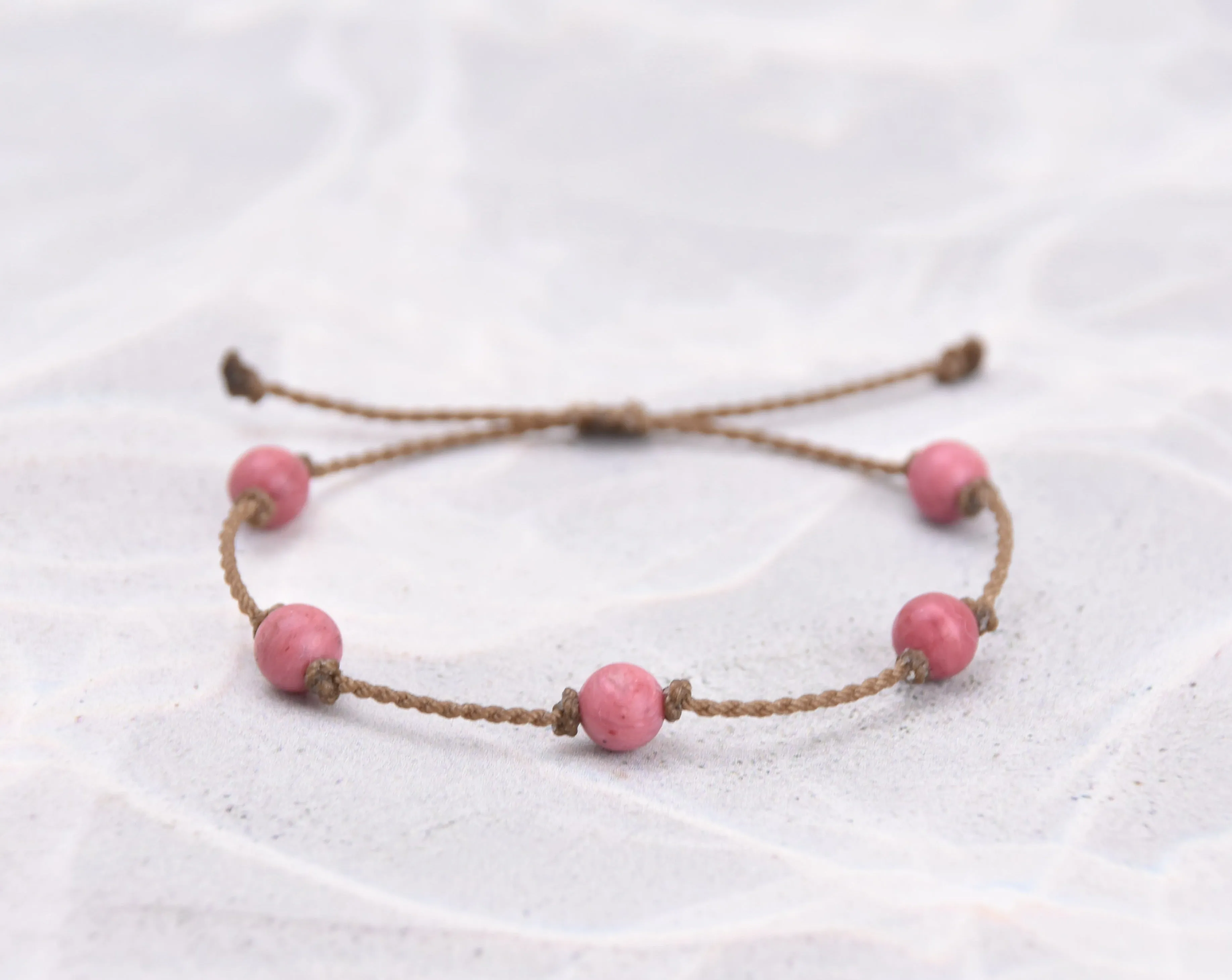 Pink Rhodonite Bracelets