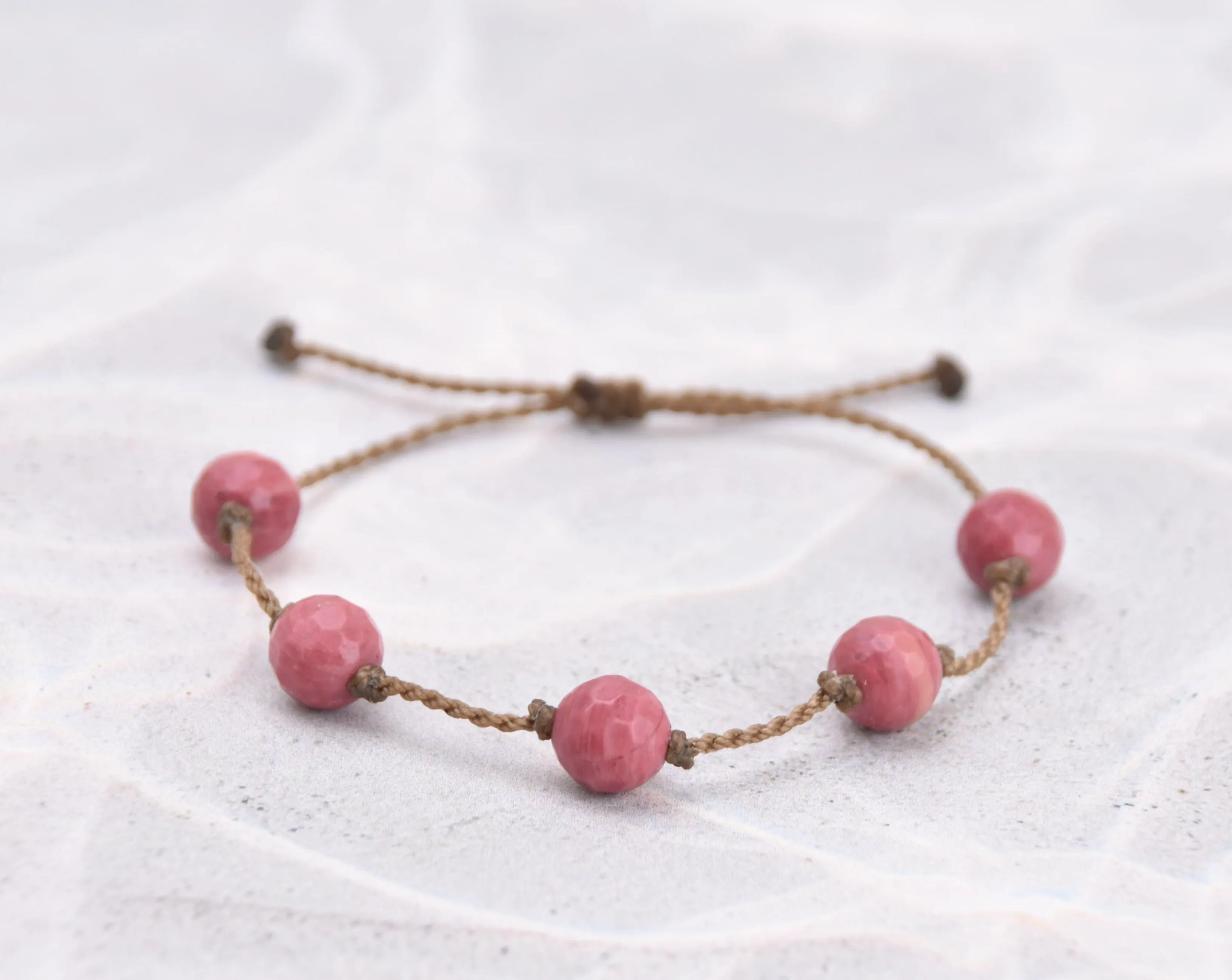 Pink Rhodonite Bracelets