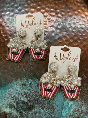 Popcorn earrings