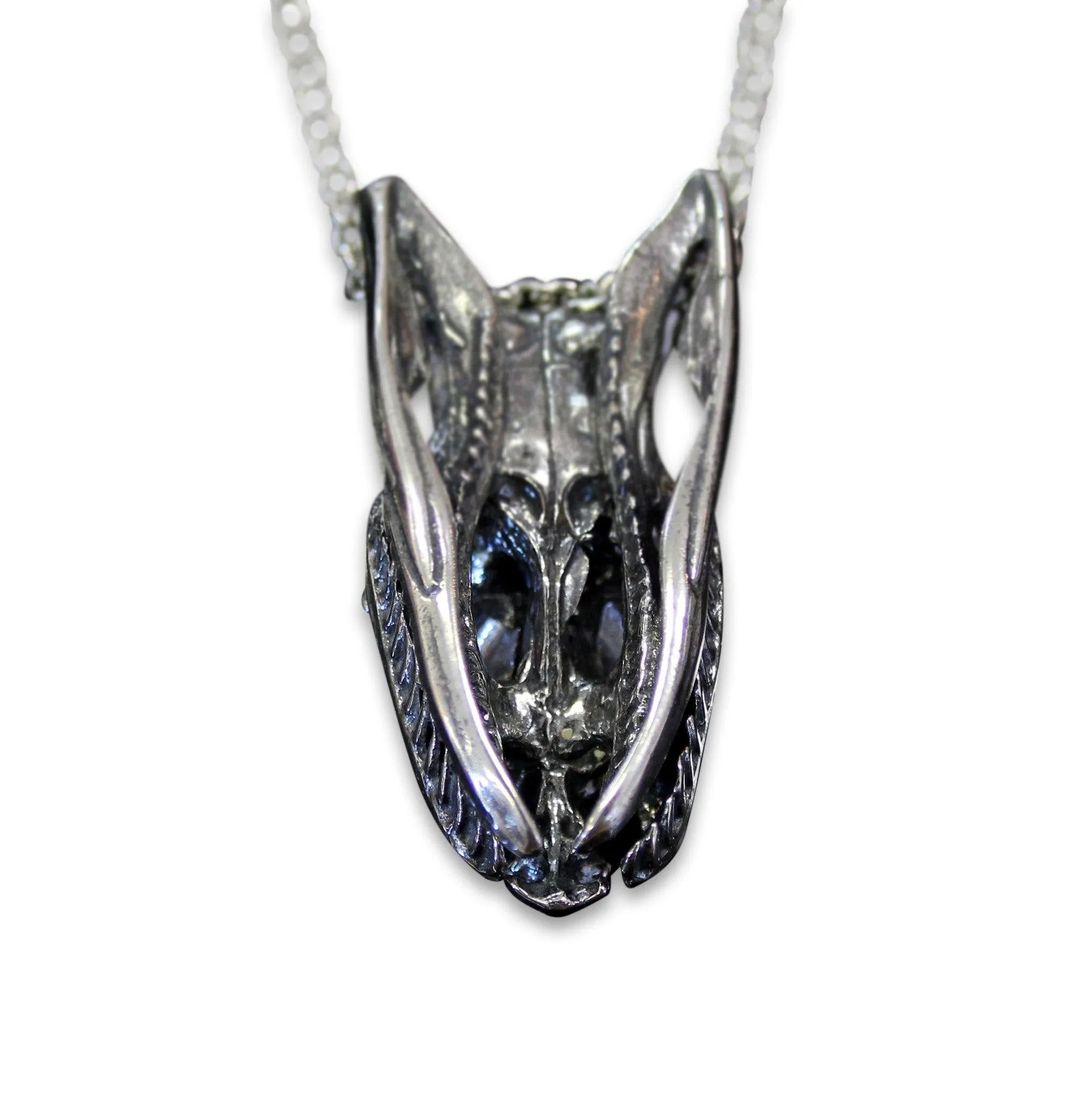 Python Skull Pendant Necklace