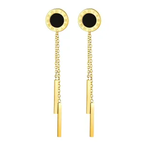 Reriti Intensity 18K gold plated Numeral Drop Earrings