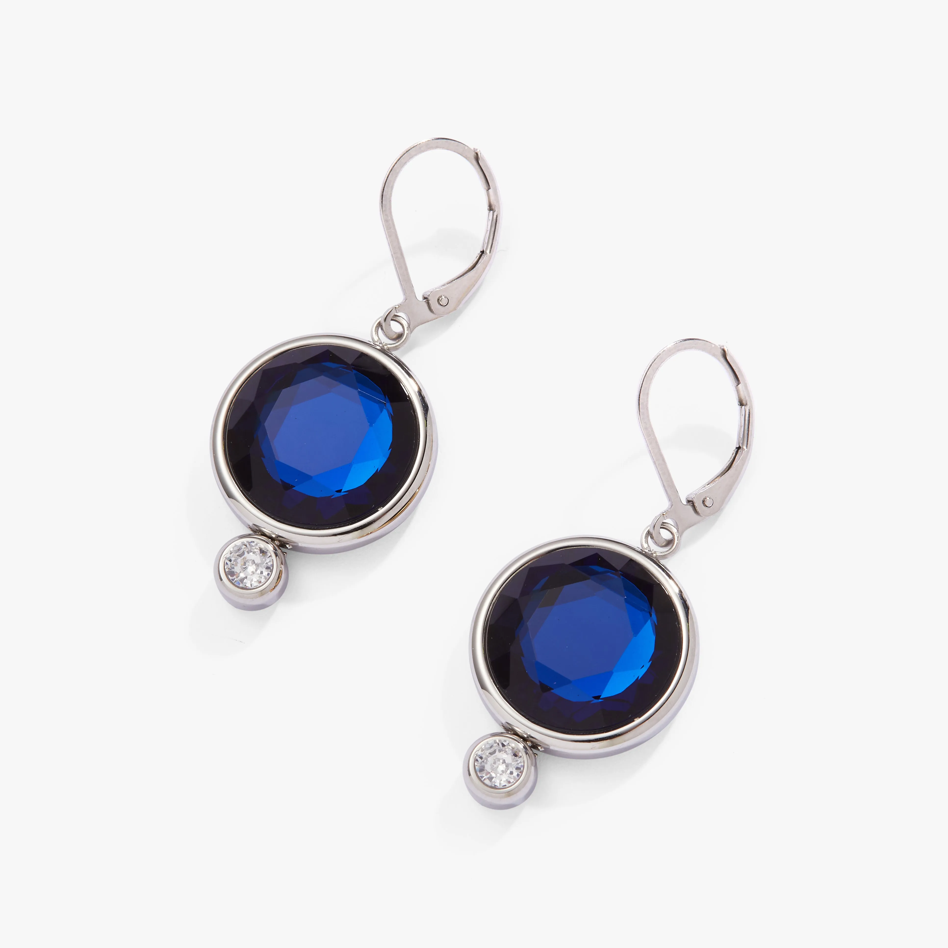 Sapphire Crystal Drop Earrings