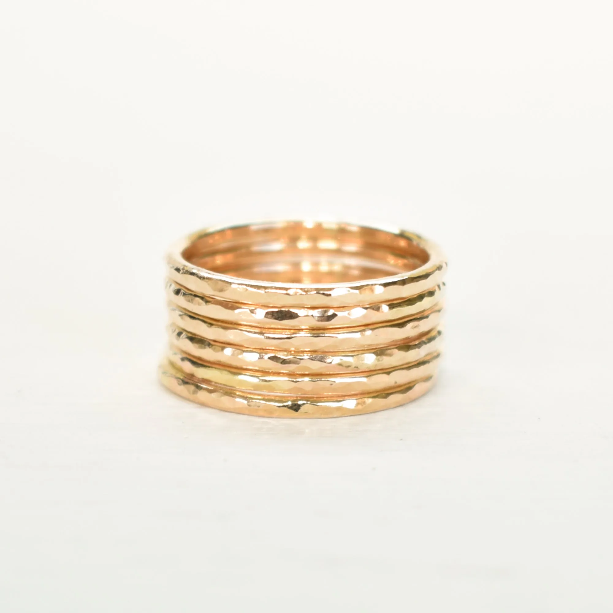 Set (Thick) - Monstera and Stacking Rings