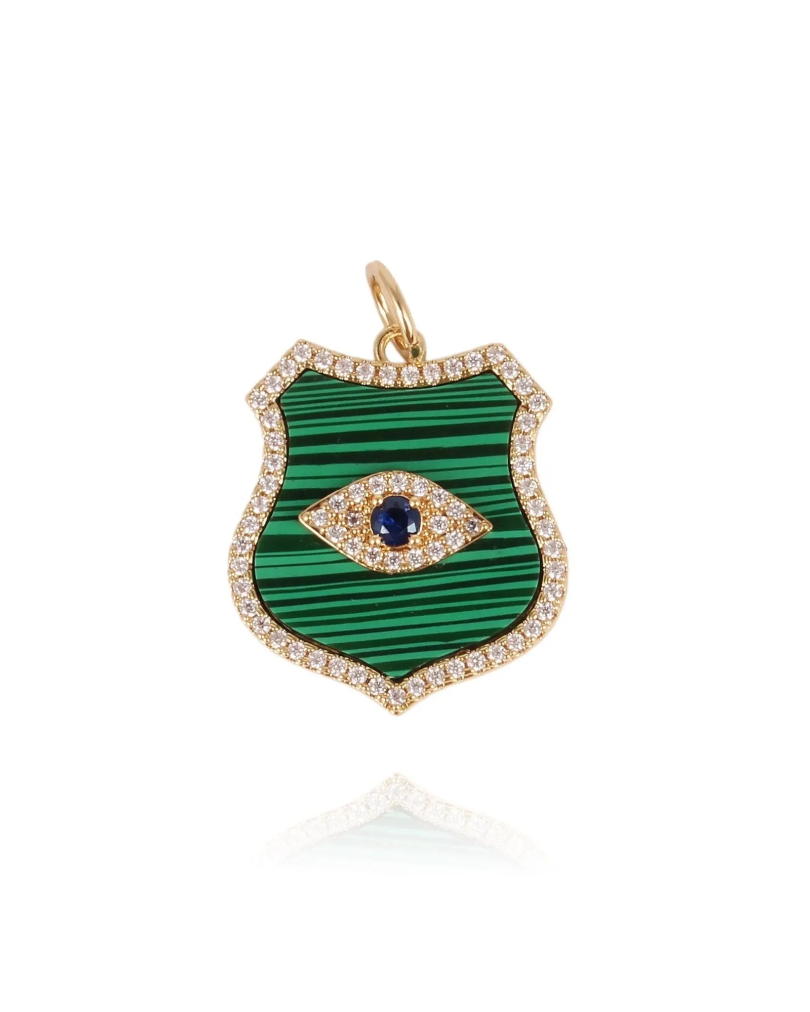 Shield Pendant | Green