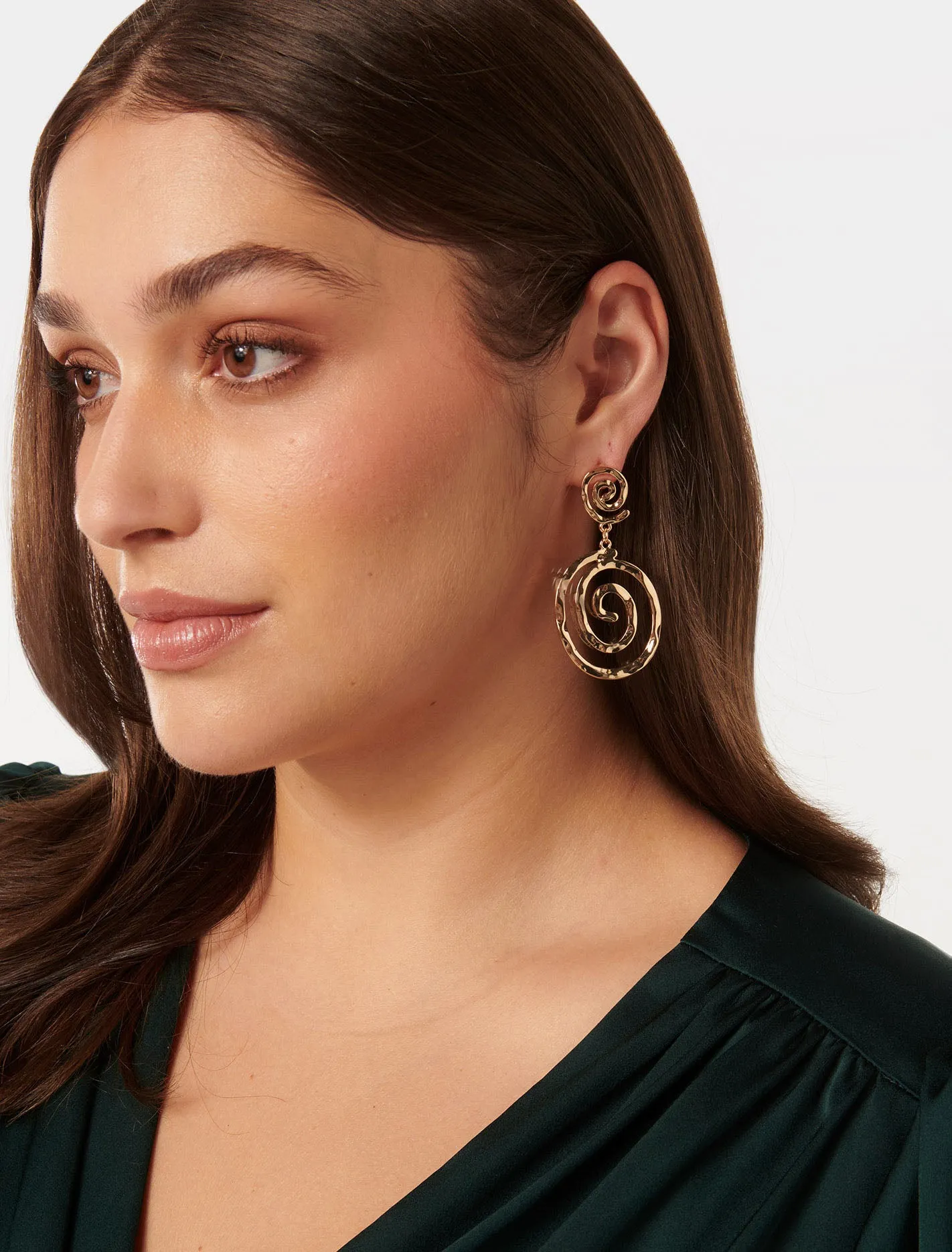 Signature Swirly Drop Earrings