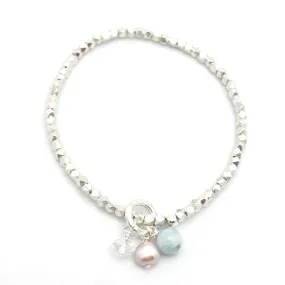 SILVER Birthstone Friendship Bracelets