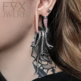 Silver Medusa Ear Weights